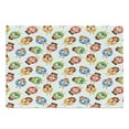 thumbnail image 1 of Summer Cutting Board, in the Pool on Life Swimming Summer Season Themed Cartoon Characters, Decorative Tempered Glass Cutting and Serving Board, Large Size, Multicolor, by Ambesonne, 1 of 1