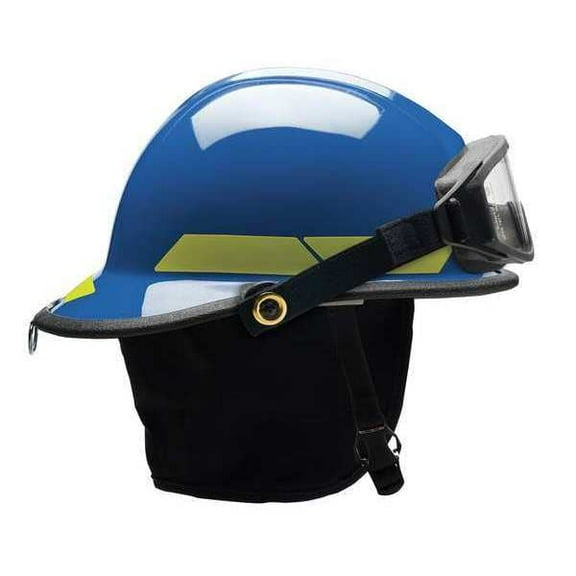 Bullard Fire Helmet,Blue,Fiberglass FXSBLGIZ2