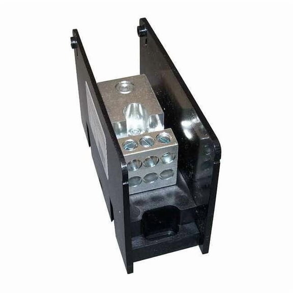Power Distribution Block, Open, 1 Pole, 175 A Copper, 1,000 V AC/DC, Screw