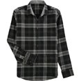 thumbnail image 1 of Tasso Elba Mens Plaid Button Up Shirt, Multicoloured, Large, 1 of 1