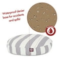 thumbnail image 5 of Majestic Pet | Vertical Stripe Round Pet Bed For Dogs, Removable Cover, Gray, Small, 5 of 6