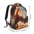 thumbnail image 2 of Defioc Lava Dragon Pattern Laptop Backpack,Travel Backpack Outdoor Activities Bag Daypack for Travel Hiking Shopping Daily, 2 of 5