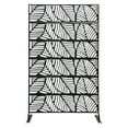 thumbnail image 6 of Miumaeov Modern Black Decorative Wall Metal Fence Free Standing Privacy Screen Outdoor Decorative Panels for Room Hotel Backyard Decoration, 6 of 7