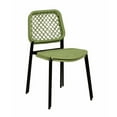 thumbnail image 4 of Pemberly Row 19.1" Outdoor Metal & Rope Dining Chair in Green, 4 of 7