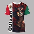 thumbnail image 2 of CONZONE Mens Tshirts Short Sleeve T-Shirts for Men Crew Neck Mexico Graphic Casual Summer Tee Tops, 2 of 4
