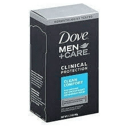Dove Men   Care Clinical Protection Antiperspirant Deodorant Solid Clean Comfort, 1.70 oz, 3-Pack