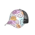 thumbnail image 7 of Disketp Donuts and Coffee Print Trucker Hat Men Women - Mesh Baseball SnapBack Cap, 7 of 7
