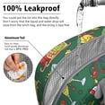 thumbnail image 5 of Womens Green Christmas Santa and Snowman Pattern Lunch Box for Work,Insulated Lunch Bag for Women,Loncheras Para Mujer,Leakproof Adult Lunch Bag for Work,Beach,Travel,Picnic,Camping, 5 of 7