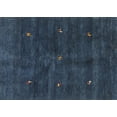 thumbnail image 1 of Ahgly Company Indoor Rectangle Contemporary Blue Abstract Area Rugs, Swatch Sample, 1 of 6