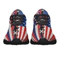 thumbnail image 5 of Hawaii American flag Shoes Sneakers for Women Men Black Size 10.5, 5 of 7