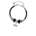 thumbnail image 2 of Delight Jewelry Antiqued Razorback Wife Celtic Knot Leather Bead Bracelet, 7"+2" Extender, 2 of 4