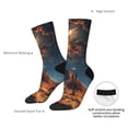 thumbnail image 6 of Honeii Cowboy Boots Under Starry Sky Print Adult Socks,Crew Socks,Casual Calf Socks,Daily Wear Socks for Men & Women, Perfect for Sports, Casual and Everyday Use, 6 of 6