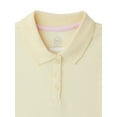thumbnail image 4 of Wonder Nation Girls Polo Shirt with Short Sleeves, Sizes XS-XXL, 4 of 4