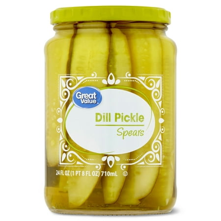 Great Value Spears Dill Pickle Fresh Pack, 24 fl oz