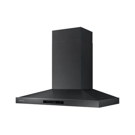 Samsung - 36" Range Hood with WiFi and Bluetooth - Black stainless steel