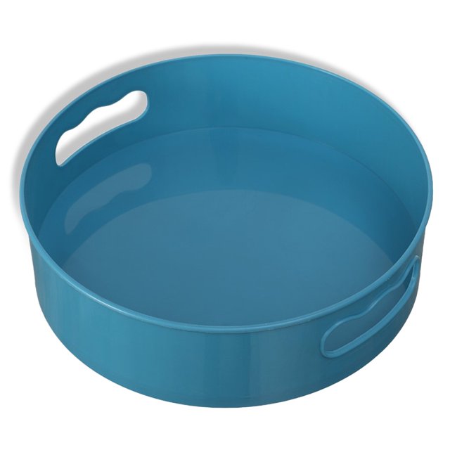 Billuyoard Bandeja giratoria de 360 grados para condimentos, especias, botellas, bebidas, estante organizador, estante de almacenamiento, utensilios Cocina y Comedor Azul Billuyoard HA011483-01