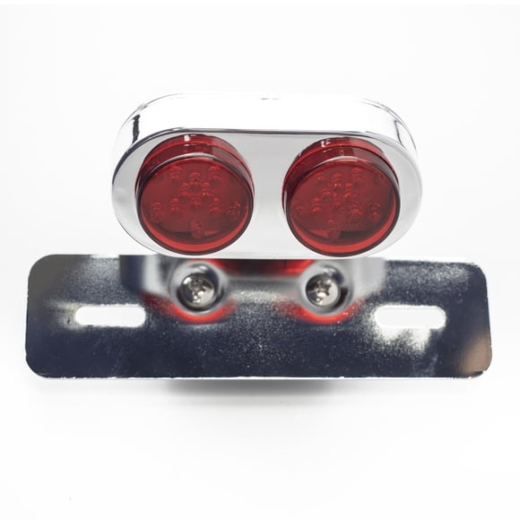 Calavera Dos reflectores/soporte cromado 25pcs 12V 1.5-3W