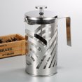 thumbnail image 2 of Lata de café de acero inoxidable 304 multifunción cafetera prensa tetera Manual infusor de café para el hogar (350ml) HOMEMAXS 7487969-MX, 2 of 6