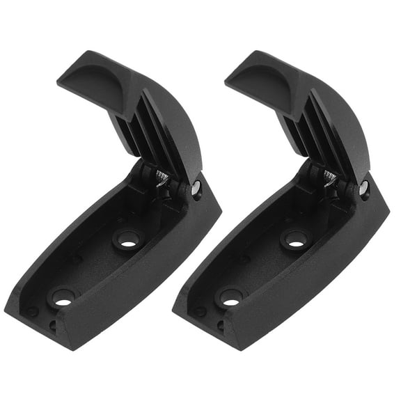 Baggage Door Holders for Camper RV Lock Trailer Plastic Black 6.00X2.50X2.00CM 2 Pcs