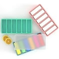 thumbnail image 2 of Silicone Food Freezer Trays Rectangular Mold 6 Compartments Leakp, 2 of 2