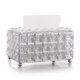 thumbnail image 1 of Caja de pañuelos de cristal de lujo de estilo europeo, caja de papel, caja de servilletas creativa, caja de almacenamiento para sala de estar, modelo de adornos para habitación, 1 of 6
