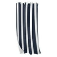 thumbnail image 2 of Blackout Curtains Window Curtain for Bedroom Living Room 1 Panel 82"x42" Navy Blue and White Striped, 2 of 8