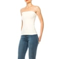 thumbnail image 2 of Women's 3-Pack Tube Tops ? Elastic Top Lightweight Stretchy Fit, 2 of 4