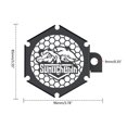 thumbnail image 3 of Speaker Cover Motorcycle Front Speaker Grill Masks Horn Shells Decoration Accessories Parts Fit for Cub CC110 CT125 CC50 gold blue, 3 of 4