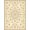 Cream Brown, Pattern 4, variant on ODIKA Neutral Boho Stacked Geometric Faded Dining Beige Table Farmhouse for Dorm Room, Small Living Apartment, Stain Resistant Low Profile