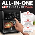thumbnail image 3 of Gourmia All-in-One 14-Quart Air Fryer, Oven, Rotisserie, Dehydrator with Temperature Probe, Black, 3 of 10
