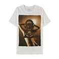 thumbnail image 1 of Ecko Unltd. Mens Starry Night Graphic T-Shirt, White, X-Small, 1 of 1