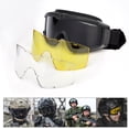 thumbnail image 2 of Anteojos tácticos de Wargame de la motocicleta de Airsoft Airsoft de los anteojos tácticos Irfora Lentes, 2 of 6