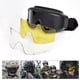 thumbnail image 2 of Anteojos tácticos de Wargame de la motocicleta de Airsoft Airsoft de los anteojos tácticos Irfora Lentes, 2 of 6