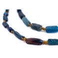 thumbnail image 3 of The Bead Chest Blue Roman Glass Beads, Genuine Glass Found in Afghanistan, Matte Glass Beads for Jewelry Making, 3 of 4