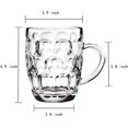 thumbnail image 5 of Slaprin  Glass 19.25 Ounce Dimpled Beer Stein Mug, 5 of 5
