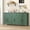 Green, variant on Winkalon 71" W Buffet Cabinet with 6-Doors, Farmhouse Credenza Sideboard with 3-Drawers & Adjustable Shelves for Kitchen Dining Room, Blue