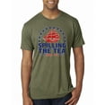 thumbnail image 2 of Wild Bobby Spilling The Tea Since 1773 Men Premium Tri Blend Tee, 2 of 6