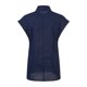 thumbnail image 5 of Blusa de algodón para mujer, cuello alto, abotonado lateral, manga corta, tallas grandes, moda infor Abanopi Aqua/Extragrande, 5 of 7