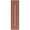 thumbnail image 2 of SAFAVIEH Braided Claes Bordered Reversible Runner Rug, Orange/Rust, 2'3" x 8', 2 of 11