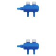 thumbnail image 1 of Shengyu 1/2/3/5 Aquarium Air-Pump Flows Splitter Valve Fish Tank Air Distributor Single Hole Oxygen Adapter Lever Control Switch 2 Head 2PCS, 1 of 6