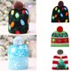 thumbnail image 5 of Niños Adultos Luz LED Navidad Hombres Árbol Copo de nieve Sombrero Lámparas de colores Luminoso Gorra de regalos de Navidad Advancent JR0873-01, 5 of 7