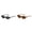 Black,Brown, variant on 2/3Pcs 6x1.6 Inch Oval Sunglasses for Women, Lightweight Narrow Shades UV Protection Sun Glasses, Oval Cat Eye Sunglasses for Women