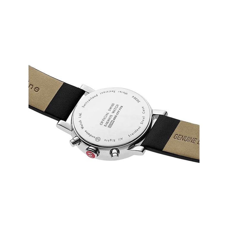 Mondaine Evo Big Steel 40mm Black Dial Mens Quartz Watch A690 