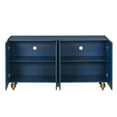 thumbnail image 3 of Navy Blue Fluted Sideboard For Functional And Beautiful Home Decor Modern Storage Unit, Blue, A Stylish Living Room, 3 of 6