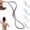 Gray, variant on Figure 8 Resistance Bands With Handles, Resistance Bands, Open Shoulder Elastic For Working Out, Arm For Women Men