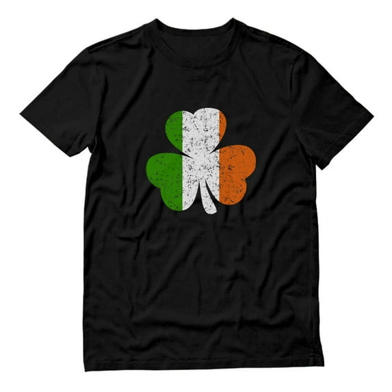 Tstars Mens Ireland Shamrock Irish Flag Clover St Patricks Day Gift St Patricks Day Shirts Gift for Him Irish T Shirt
