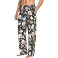 thumbnail image 6 of Zufioo cartoon cute Skull star Mens Pajama Pants Sleep & Lounge Pants Sleepwear Pants(Available in Big & Tall)-XX-Large, 6 of 6