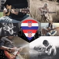 thumbnail image 5 of 6pcs Set Croatian Flag Guitar Picks Plectrums for Bass Electric Guitar Acoustic Guitar Lovers Guitarists, 5 of 7