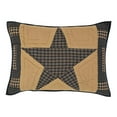 thumbnail image 2 of VHC Brands Teton Star Standard Sham 21x27 Country Patchwork Design, Navy and Tan, 2 of 5
