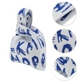 thumbnail image 3 of Unique Bargains 1 Pc Knitted Wrist Bag Letter Gift Bag White, 3 of 5